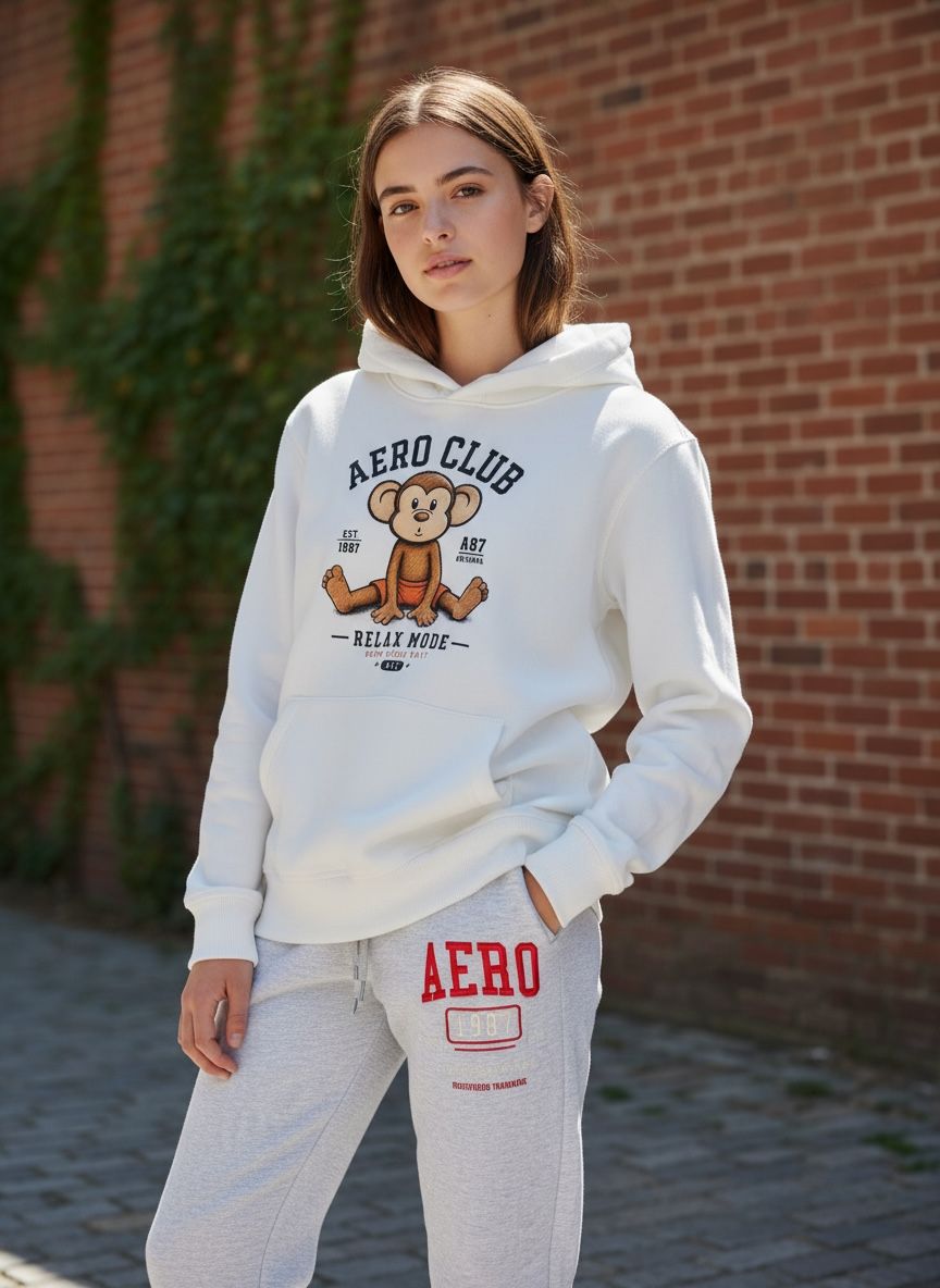 Polera Crema Mono