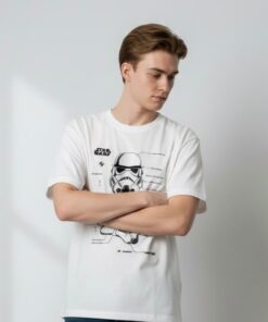 Alternative view of Polo Blanco Star Wars