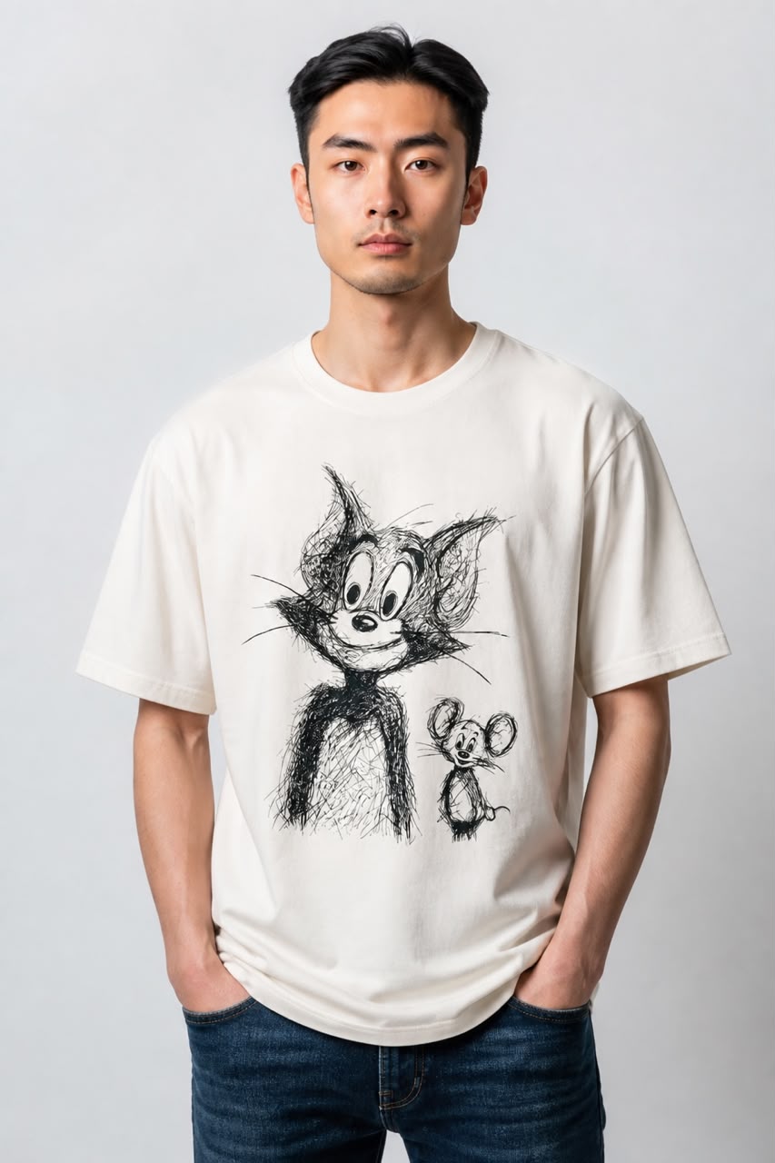 Polo Topo Tom y Jerry