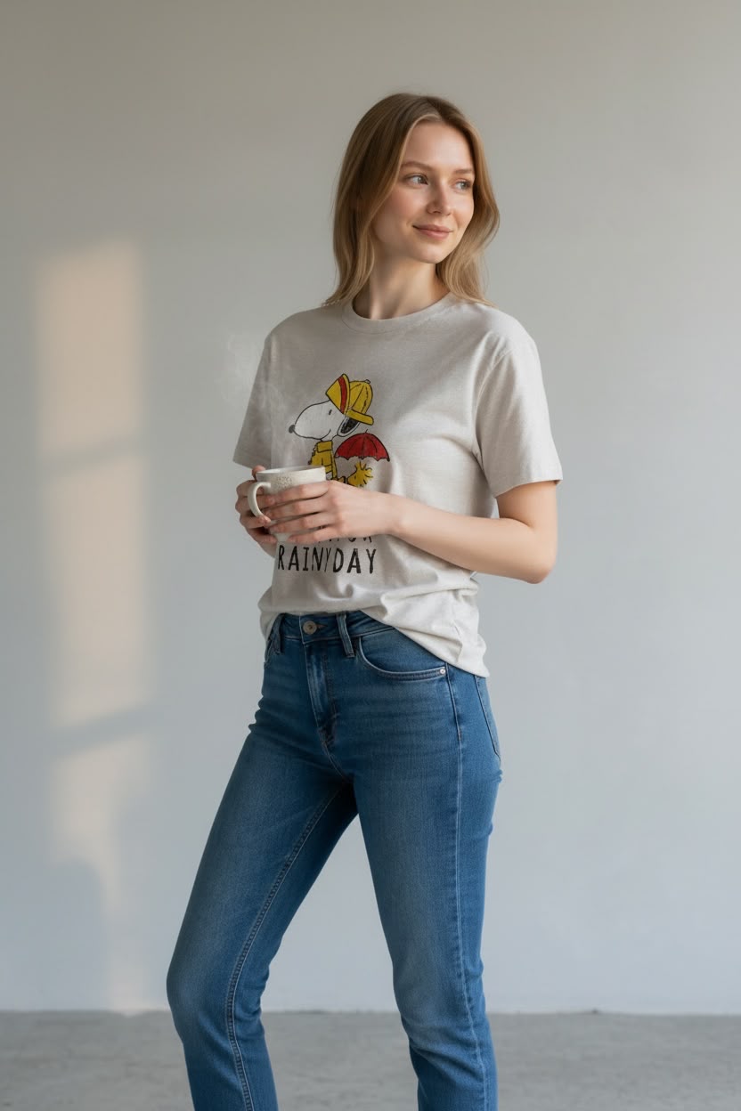 Polo Melange Snoopy - Imagen 2