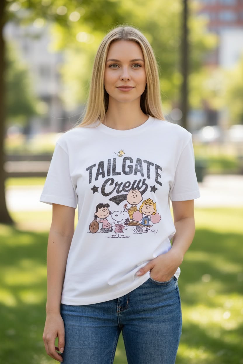 Polo Crema Snoopy