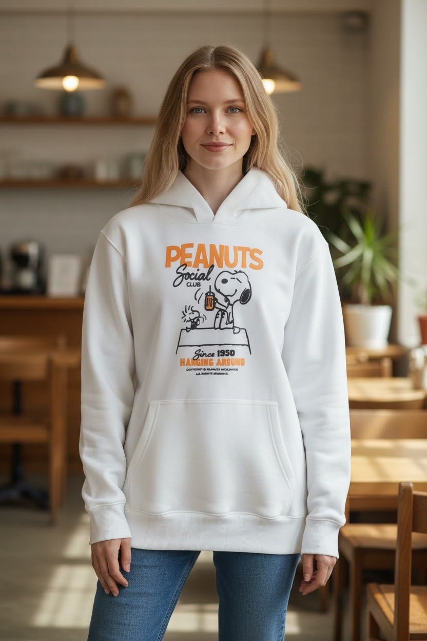 Polera Crema Snoopy