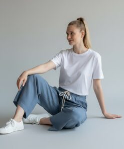 Palazo Chambray Azul - Imagen 3