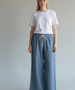 Palazo Chambray Azul
