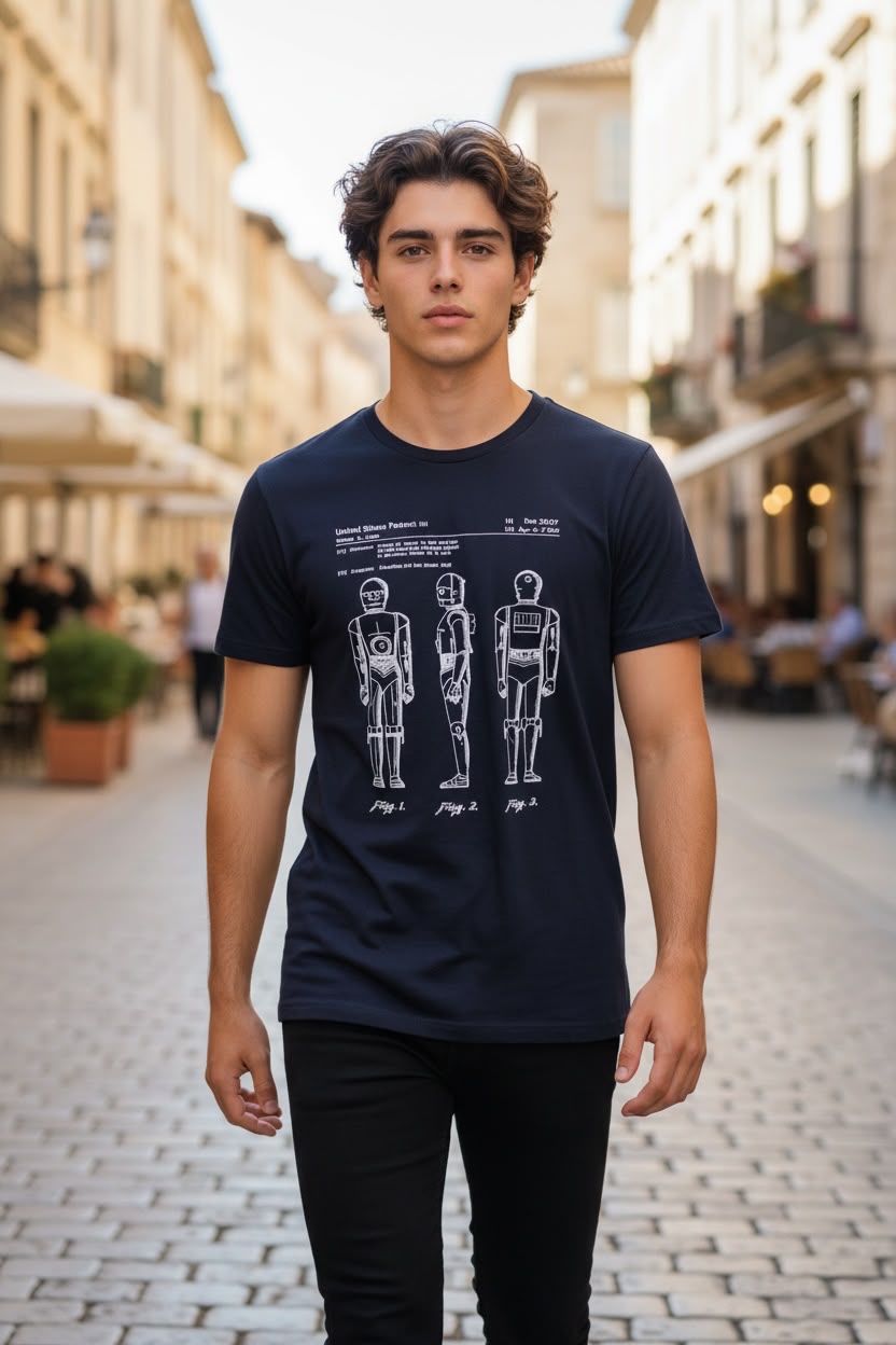 Polo Azul Star Wars
