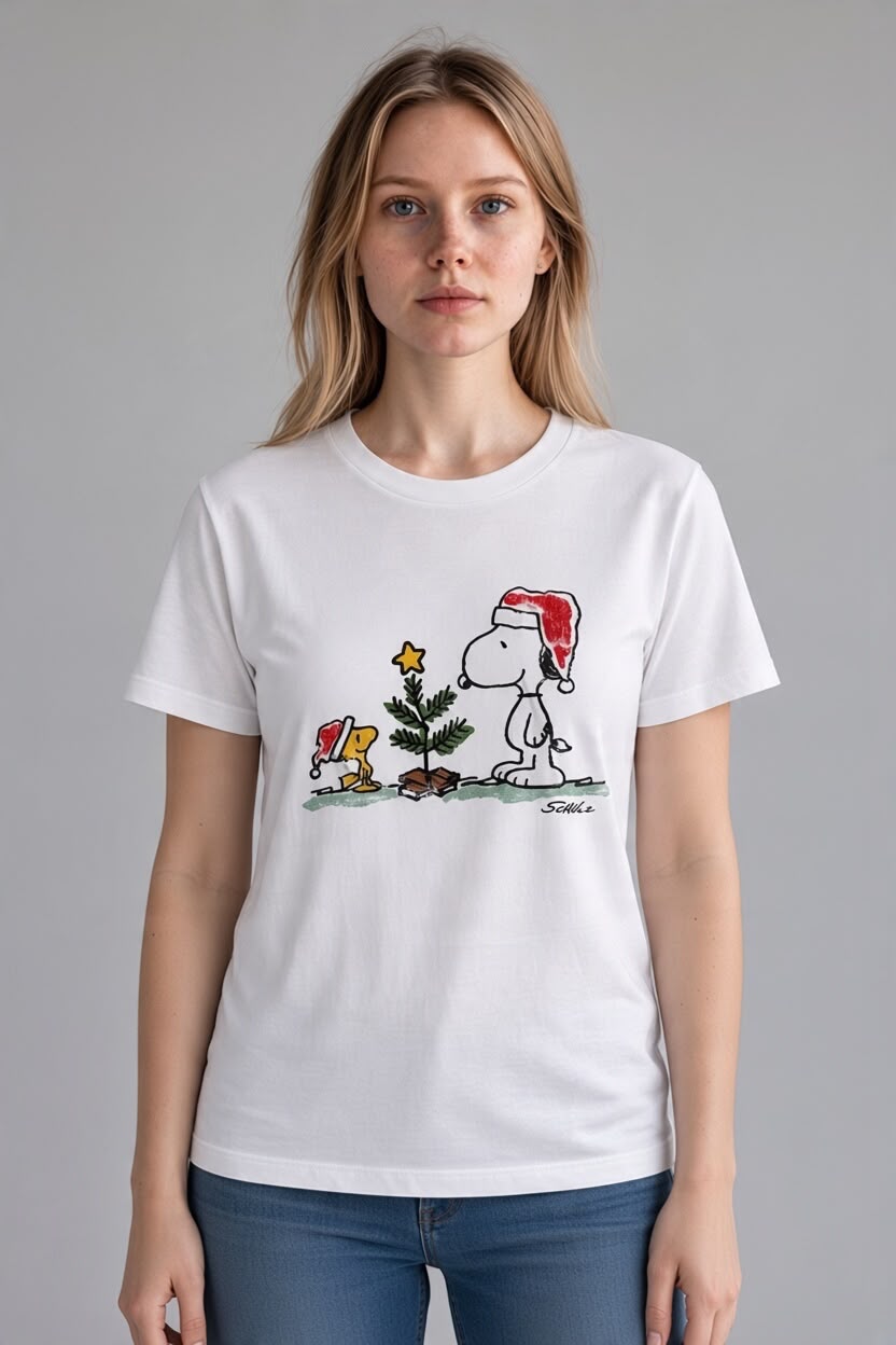 Polo Blanco Snoopy