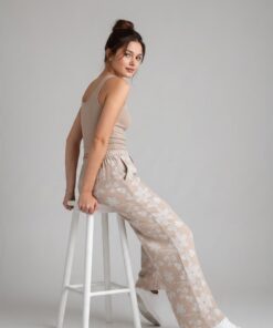 Palazo Beige Flores - Imagen 3