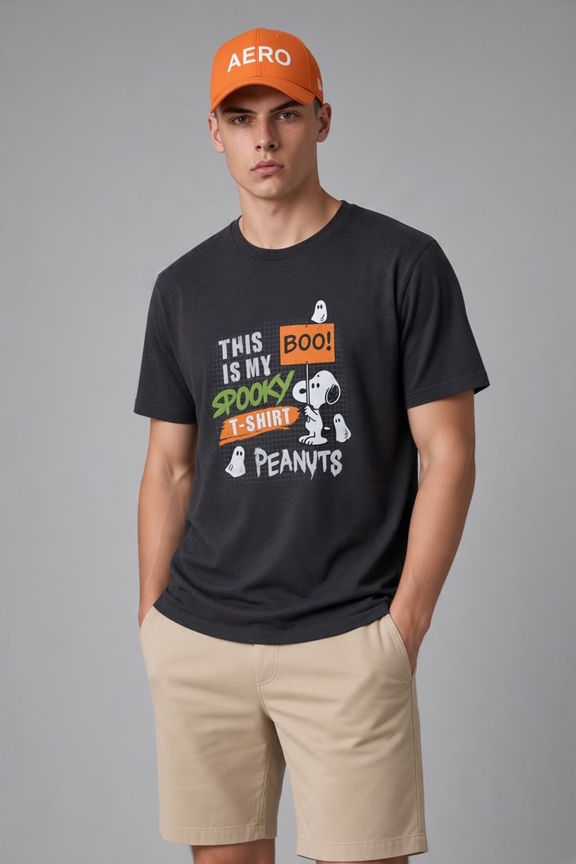 Polo Charcol Snoopy