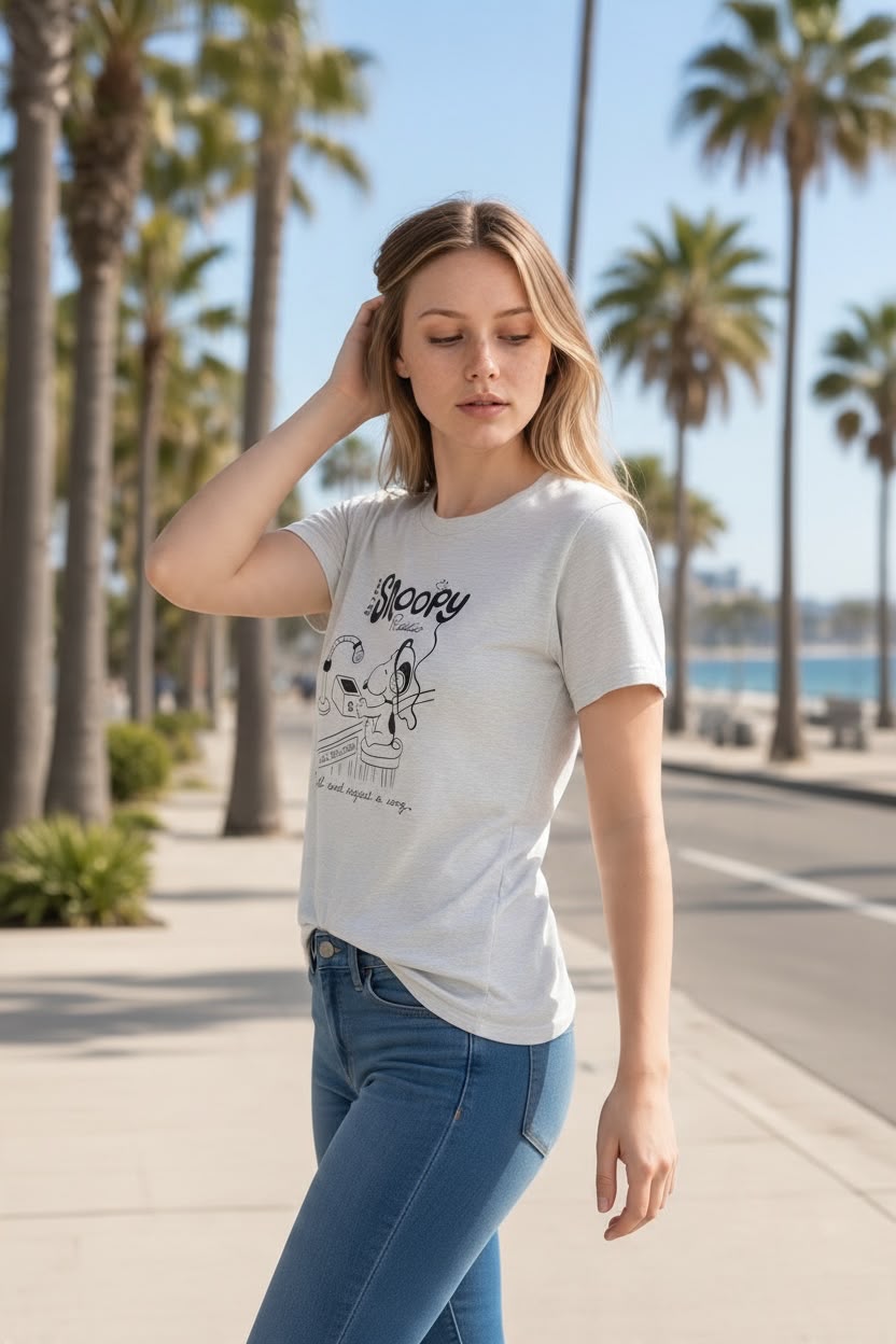Polo Melange Snoopy - Imagen 2