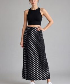 Falda Larga Negra